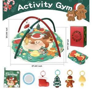 BEINGMATE Care Christmas Baby Activity Play Gym Mat New Sealed Tummy Time
